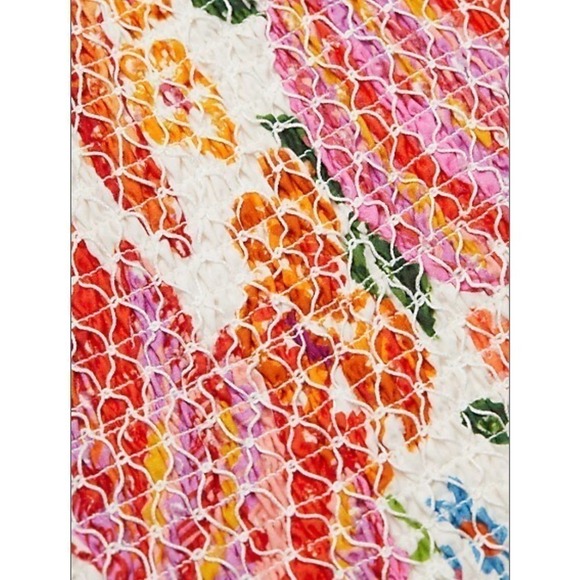 Farm Rio Spring Bananas Smocked Mini Skirt - Picture 8 of 11